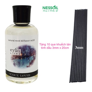 Tinh dầu Refill (thay thế, bổ sung), hương Venice Lover 180ml, dùng cắm que khuếch tán, rót vào bộ cắm đã cạn tinh dầu