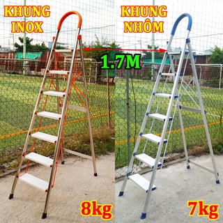 2 mẫu thang ghế tay vịn Nikita 7 bậc 1.7M IN07&amp;DL07 Nhật Bản.