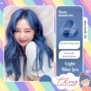 Thuốc nhuộm tóc XANH KHÓI - LIGHT BLUE SEA