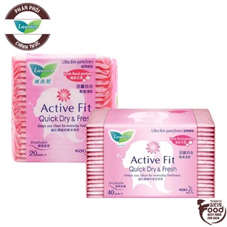 Băng Vệ Sinh Hằng Ngày Hương Thơm Laurier Active Fit Quick Dry &amp; Fresh [che tên sản phẩm khi giao hàng]