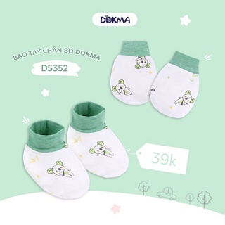 Set bao tay chân bo chun sơ sinh Dokma DS352