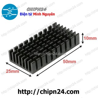 [1 CÁI] Tản nhiệt TN29 50x25x10MM ĐEN