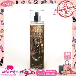 [𝐵𝒪𝒟𝒴 𝑀𝐼𝒮𝒯] Xịt thơm Body mist Bath And Body Works Into The Night 10ML #тнυynga.вeaυтyѕнop