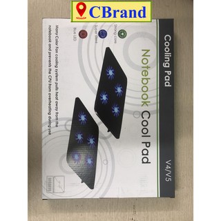 Tản Nhiệt Laptop⚡️Đế Tản Nhiệt Laptop cao cấp V4/V5 Notebook Cool Pad 5 Quạt Siêu Mát Cho Laptop 14-17inch⚡️C.Brand