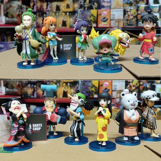 Mô hình Figure One Piece Luffy - Zoro - Chopper - law DXF Wano FullBox