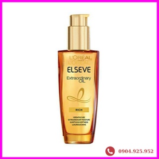 Dầu dưỡng chiết xuất tinh dầu hoa tự nhiên L'Oreal Paris Elseve Extraordinary Oil Ultra Nourishing 100ml