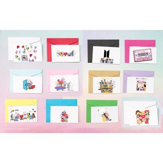 Thiệp sinh nhật army TSN2 thiệp quà tặng bangtan thiếp mini kèm phong bì