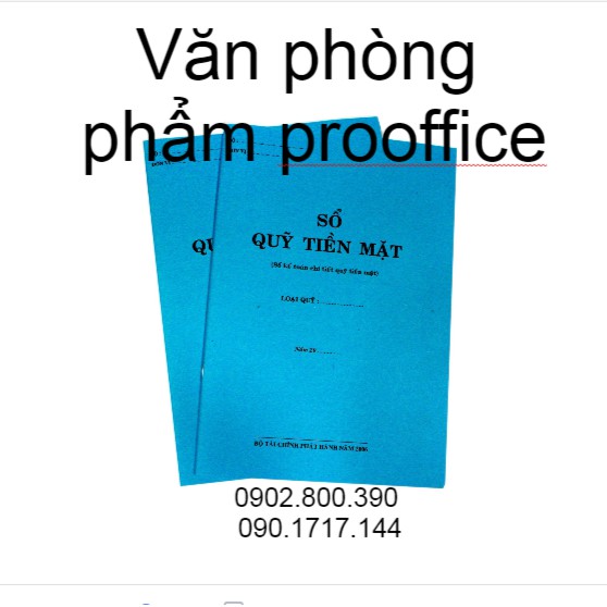 Sổ quỹ tiền mặt