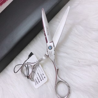 Kéo cắt tóc barber Jason Nhật bản chuyên nghiệp Tặng Ví bao da đựng kéo )