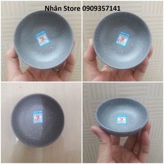 Combo 10 Chén Chấm CC57N màu Xám Nhám Ø 7.5 x 2.5 cm (Video tự quay)