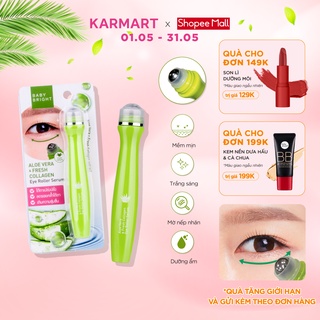 Cây Lăn Mắt Lô Hội Và Collagen Tươi Baby Bright Aloe Vera &amp; Fresh Collagen Eye Roller Serum 15ml