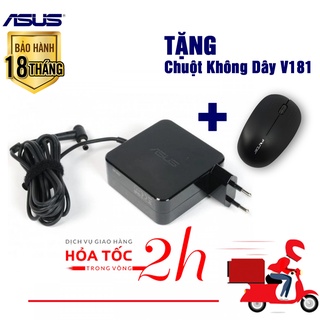 [Tặng Chuột] Sạc laptop Asus 19v-3.42A/2.37A/1.75A Loại tốt - ADAPTER ASUS - Sạc asus chân to / nhỏ - sạc máy tính asus