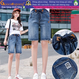 Quần jean lửng nữ đẹp quần lửng nữ lưng cao GLQ129 Cuocsongvang