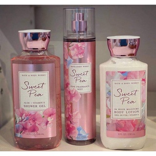[Auth]Sản phẩm xịt thơm tắm dưỡng lưu hương toàn thân Bath and Body Works-Sweet Pea