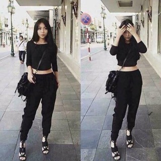 Quần jogger len tăm cho nữ - hàng loại 1