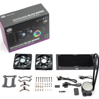 Tản nhiệt nước CPU Cooler Master ML240 MIRROR I MasterLiQuid CoolerMasster ML 240 MIRROR  MLX-D24M-A18PK-R1