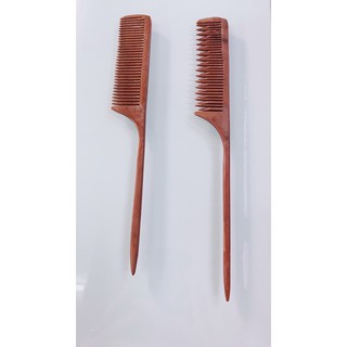 Lược nhọn gỗ chia tóc, lược đánh rối, lược có giắc nhọn