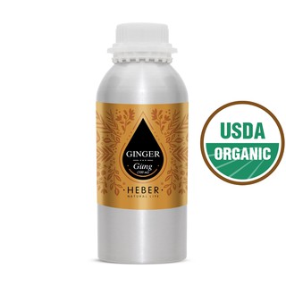 (Chai Lớn 500ml/1000ml)Tinh Dầu Gừng Ginger Heber Natural Life, Cao Cấp Nhập Khẩu, Thiên Nhiên Nguyên Chất