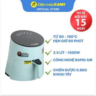 [Mã ELHADEV giảm 4% đơn 300K] Nồi chiên không dầu Sunhouse SHD4085G 3.5 lít Công suất 1500W BH 12 tháng, Chính hãng