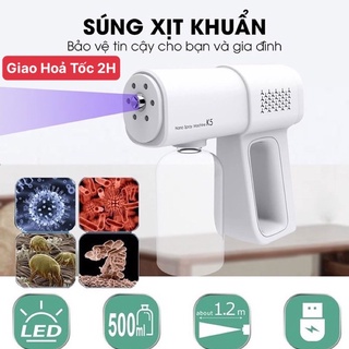 Súng Xịt Cồn Khử Khuẩn Xịt Khử Trùng Phun khuẩn Nano K5  Chính Hãng