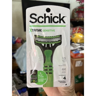 Dao cạo râu Schick Xtreme 3 ( vỉ 4 cây)