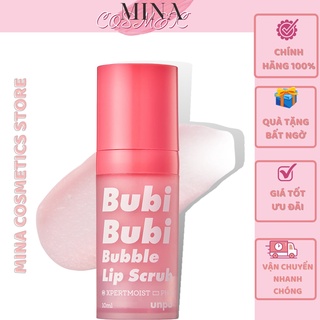 Tẩy tế bào chết môi dạng sủi bọt By Unpa Bubi Bubi Lip