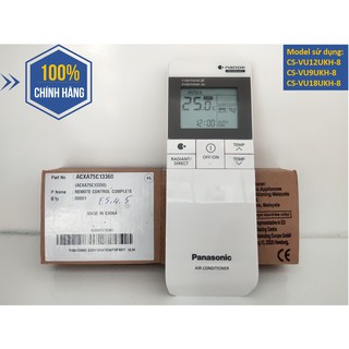 [REMOTE CHÍNH HÃNG] Điều Khiển Máy lạnh Panasonic CS-VU12UKH-8 // CS-VU9UKH-8 //<br>CS-VU18UKH-8