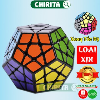 Rubik MEGAMINX 3x3x3 Viền Đen Cao Cấp Dòng Xoay Tốc Độ - Rubik 12 Mặt, Đồ Chơi Trí Tuệ Cho Bé, Đồ Chơi Trẻ Em CHIRITA