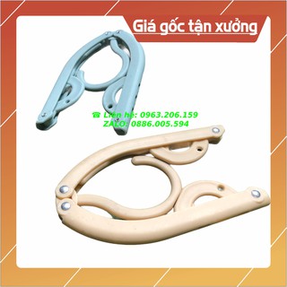 Móc nhựa phơi quần áo đa năng, móc nhựa gập gọn