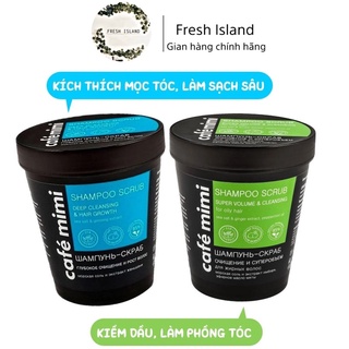 [HÀNG NHẬP KHẨU] Tẩy da chết da đầu Cafe MiMi sạch dầu, bồng tóc