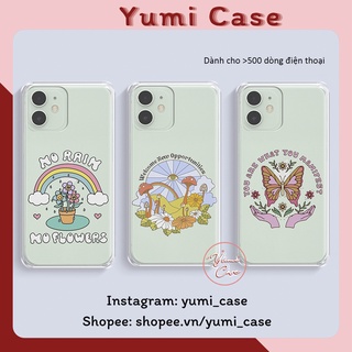 Ốp điện thoại cho Iphone Samsung Vsmart Oppo Huawei Xiaomi Vivo Nokia Realme Poco Redmi TRANH CHỮ Yumi Case