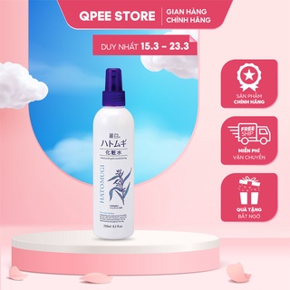 Xịt khoáng dưỡng ẩm và làm sáng da Reihaku Hatomugi 250ml - QPEESTORE