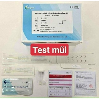 HOẢ TỐC 1h SIÊU RẺ  Test Mũi Antigen TEST NHANH , TEST COVID công nghệ Đức Độ Chính xác cực cao wuhan Vũ Hán 2in1