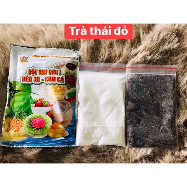 Sét trà thái đỏ 3 món