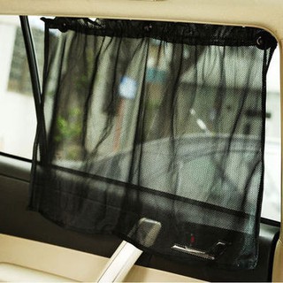 Rèm Che Nắng ô Tô Dạng Lưới Hút Cốc Che Cửa Sổ 2 Bên