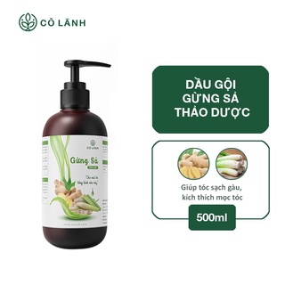 Dầu Gội Gừng Sả Thảo Dược ngăn gàu và rụng tóc