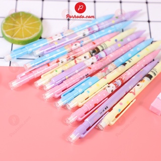 Bút chì kim bấm ngòi 0.5 mm Deli nhiều màu vỏ nhựa cao cấp an toàn cho học sinh,dân văn phòng họa tiết hoa quả VP2101201