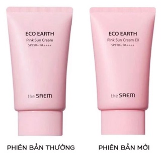 Kem chống nắng nâng tông sáng hồng tự nhiên Hàn Quốc The Saem Sun Cream SPF50+ PA++++ 50g