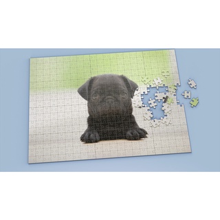 Tranh ghép hình Animal - Tranh ghép hình PUG - Mẫu 6 - Nhận in hình tranh ghép theo yêu cầu