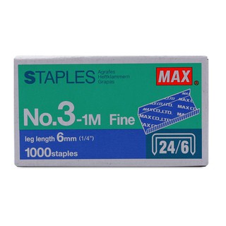 Kim bấm 3 Max No.3-1M - Kim 24/6 Staples