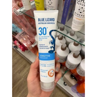 KEM CHỐNG NẮNG CHO DA NHẠY CẢM BLUE LIZARD AUSTRALIAN SUNSCREEN SENSITIVE MINERAL SUNSCREEEN SPF30 148ML - 9169