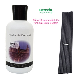 Tinh dầu Refill (thay thế, bổ sung) 180ml Eyun, hương Marriot, dùng cắm que khuếch tán, rót vào bộ cắm đã cạn tinh dầu