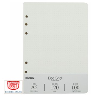 Ruột sổ còng Dot Grid A5 - 100 tờ; MS: 997