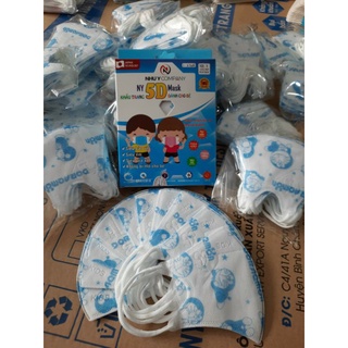 Khẩu trang trẻ em 5D Như Ý (hộp 10 cái)