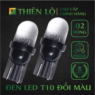 [GIÁ 2 ĐÈN] [NHẤP NHÁY 7 MÀU] Bóng LED T10 đèn xi nhan demi Chip 3030 nhấp nháy 7 màu của Thiên Lộ