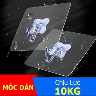 Combo 10 chiếc Móc Dán Tường Chịu Lực Siêu Chắc Siêu Dính