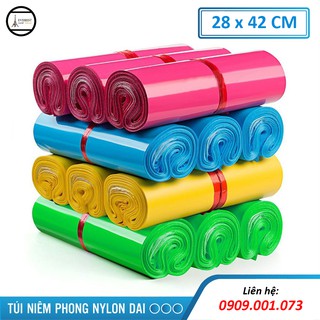 [1 kg] Túi gói hàng niêm phong size 28x42cm, lớp keo dán siêu tiện lợi, hàng có sẵn