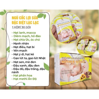 NGŨ CỐC LẠC LẠC, ngũ cốc cho bà bầu, ngũ cốc siêu dinh dưỡng, lợi sữa, có hạt Sachi siêu dinh dưỡng cho bé