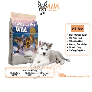 Thức Ăn Cho Chó Husky Taste Of The Wild Bao 500g - Wetlands Thức Ăn Cho Chó, Vị Thịt Chim Rừng, Trái Cây Rau Củ Quả