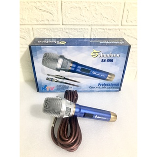 Micro Có Dây SHUNISON SN-699 Vô Địch Trong Tầm Giá, Hát Nhẹ,Bắt Nhạy,Chống Hú Tốt, Vỏ Dây 3 Lớp Chống Xoắn